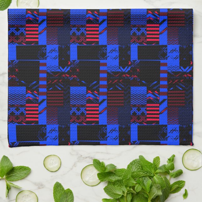 Afrozentrischer geometrischer Druck  Geschirrtuch (Von Creator hochgeladen)