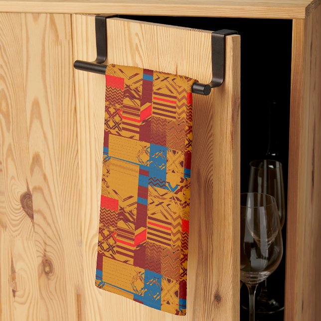 Afrozentrischer geometrischer Druck  Geschirrtuch (Von Creator hochgeladen)
