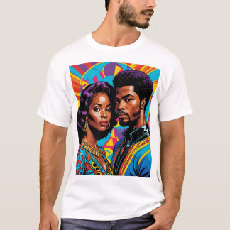 Afrozentrischer Power Farbenfrohe Kunst, Dichtung  T-Shirt