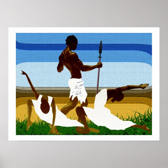 Afrozentrischer Tanz  Poster (Vorne)