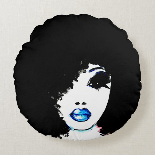 Afrozentrisches Kissen (Vorderseite)