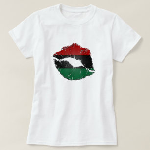 Afrozentrisches Lippen T-Shirt
