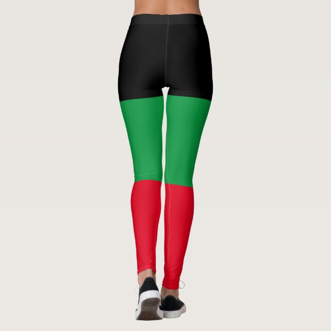 "Afrozentrisches Vergnügen" Leggings (Rückseite)