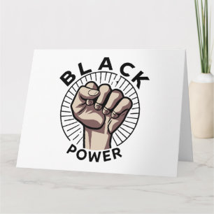 Afrozentristischer Schwarzer Power Karte
