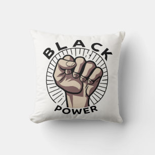 Afrozentristischer Schwarzer Power Kissen