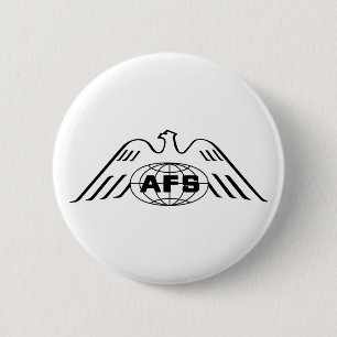 AFS-Logo 1969 Runder Button, groß, 3 Zoll Button