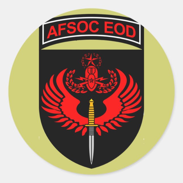 AFSOC EOD Aufkleber (Vorderseite)