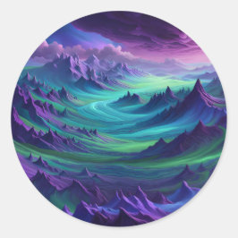 After The Storm, Color Remains - Runder Aufkleber