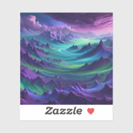 After The Storm: Color Remains - Square Vinyl Aufkleber