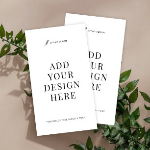 Aftercare Business Card Printing 3,5 x 2" Visitenkarte