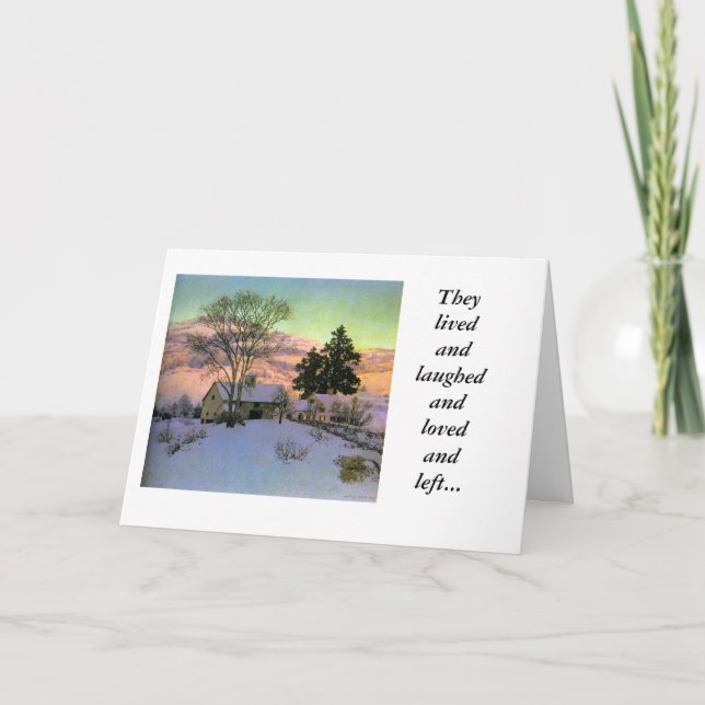 Afterglow, 1947, Öl auf Leinwand, lebten sie und Karte (Vorderseite)