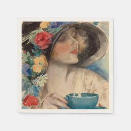 Afternoon Tea - Harrison Fisher Serviette