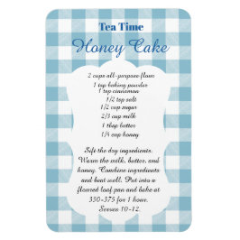 Afternoon Tea Honey Cake Recipe Magnet