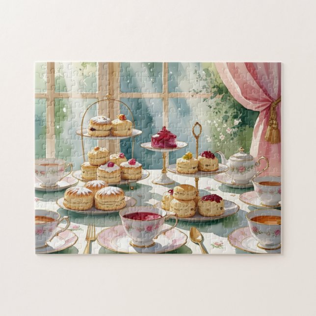 Afternoon Tea Puzzle (Horizontal)