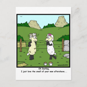 Aftershave Postkarte