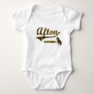 Afton Wyoming City Classic Baby Strampler