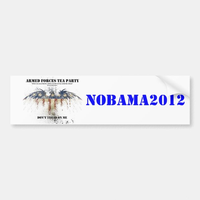 AFTP NoBama Aufkleber Autoaufkleber (Vorne)
