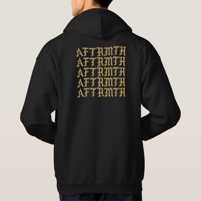 AFTRMTH Hoodie-Schwarzes Hoodie (Rückseite)