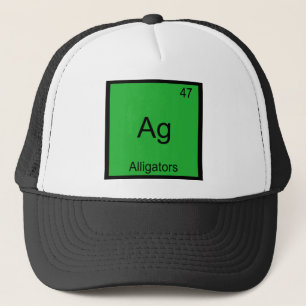 Ag - Alligators Funny Element Chemistry Symbol T-S Truckerkappe