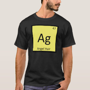 Ag - Engelshaar-Pasta-Chemie-Periodensystem T-Shirt