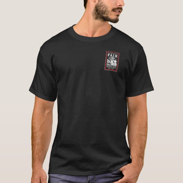 Ag Gesellschaft Herren Schwarz T-Shirt (Vorderseite)