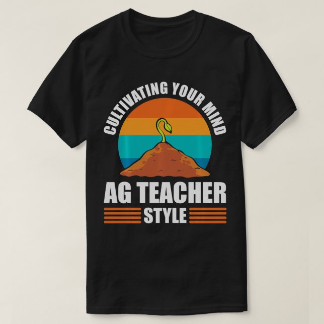 AG Lehrer Landwirtschaft Bauer Landwirtschaft T-Shirt (Design vorne)