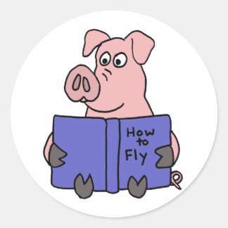AG - Schweinezucht Runder Aufkleber