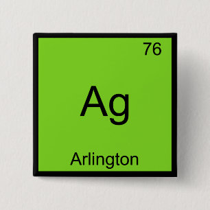 Ag - T-Shirt für das Symbol des chemischen Element Button