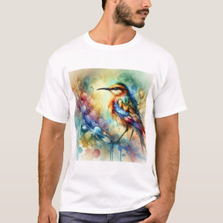 Agachona Bird in Watercolor 300724AREF133 - Waterc T-Shirt