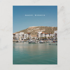 Agadir Marokko Marina Reise Postkarte