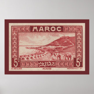 Agadir, Marokko - Poster