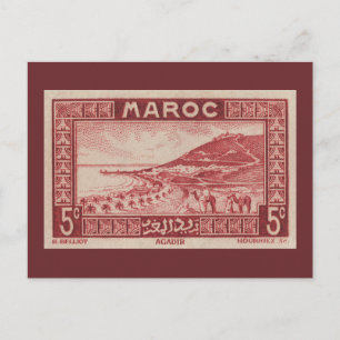 Agadir, Marokko - Postkarte