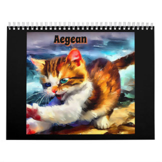 Ägäische Katzen Kalender