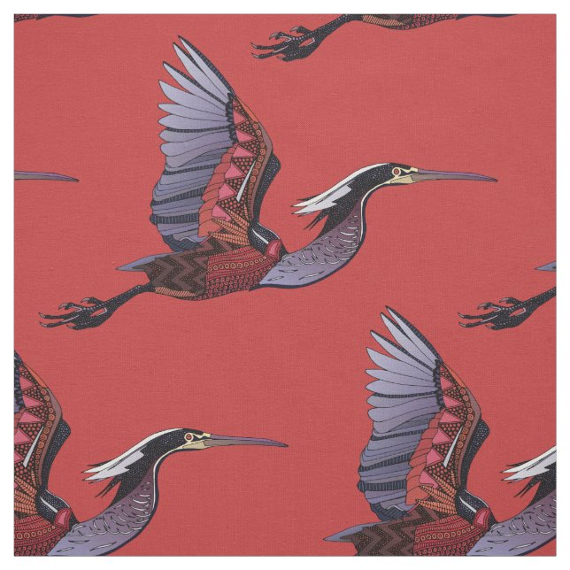 Agami-Heringsrot Stoff (Muster)