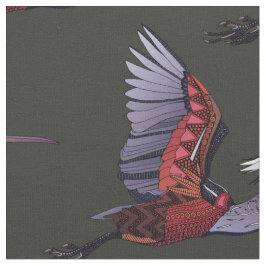 Agami heron dunkles Gewebe Stoff