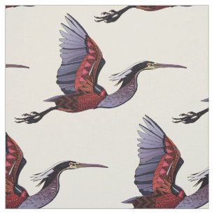 Agami Heron Pergament Stoff