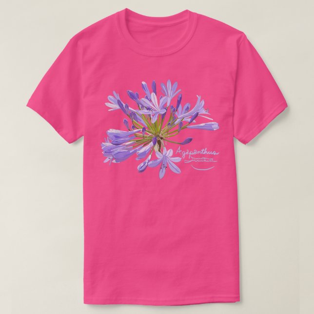 Agapanthus T-Shirt (Design vorne)