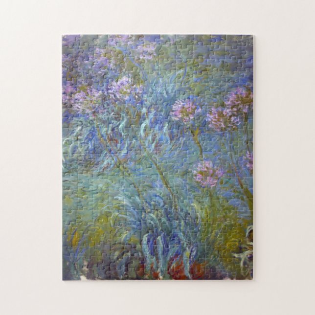 Agapanthus von Claude Monet Puzzle (Vertikal)