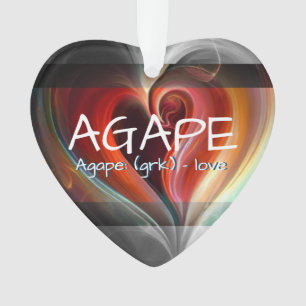 Agape - Das Herz der Liebe Ornament