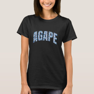 Agape Floral Christlicher Glaube Inspiration T-Shirt