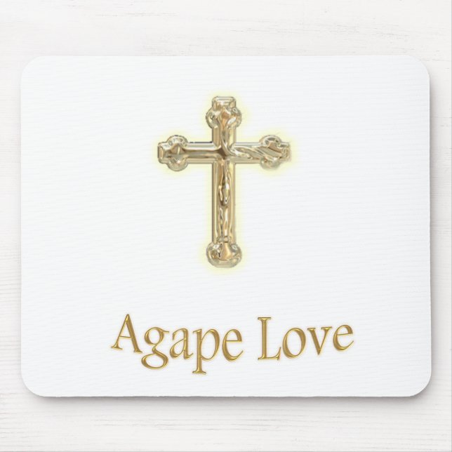 AGAPE-LIEBE-T - Shirt Mousepad (Vorne)