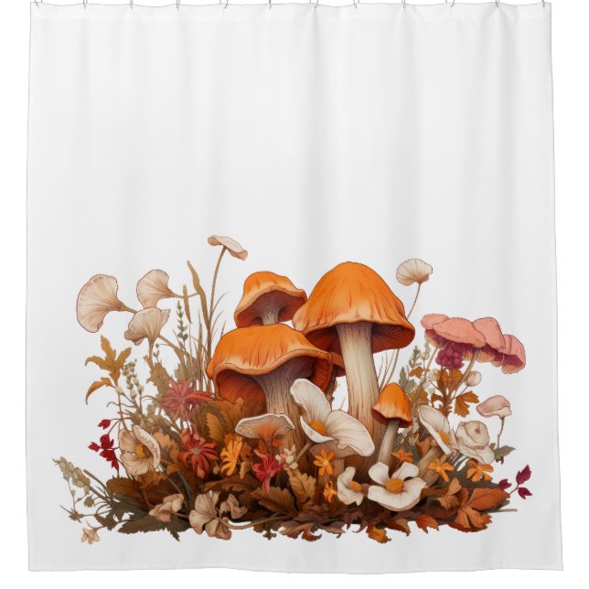 Agaricaceae toadstool Klein Duschvorhang (Vorderseite)