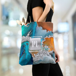 Agate Aquarellfarben-Monogramm