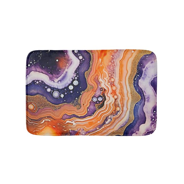 Agate Art Bath Mat Badematte (Vorderseite)