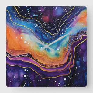 Agate Art Wall Uhr