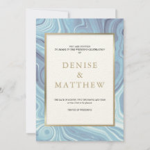 Agate Collection Omphalodes Blue Einladung