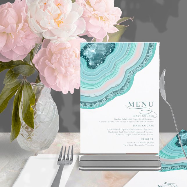 Agate Geode Glitzer Wedding Aquamarin ID647 (Von Creator hochgeladen)