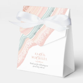 Agate Geode Glitzer Wedding Rose Gold ID647 Geschenkschachtel