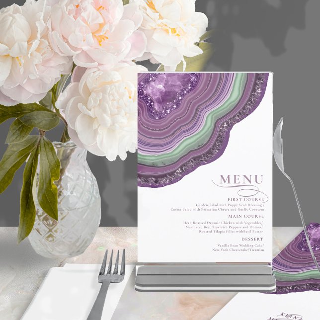 Agate Geode Glitzer Wedding Violet ID647 (Von Creator hochgeladen)