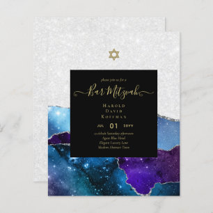 AGATE Gold BAR MITZVAH